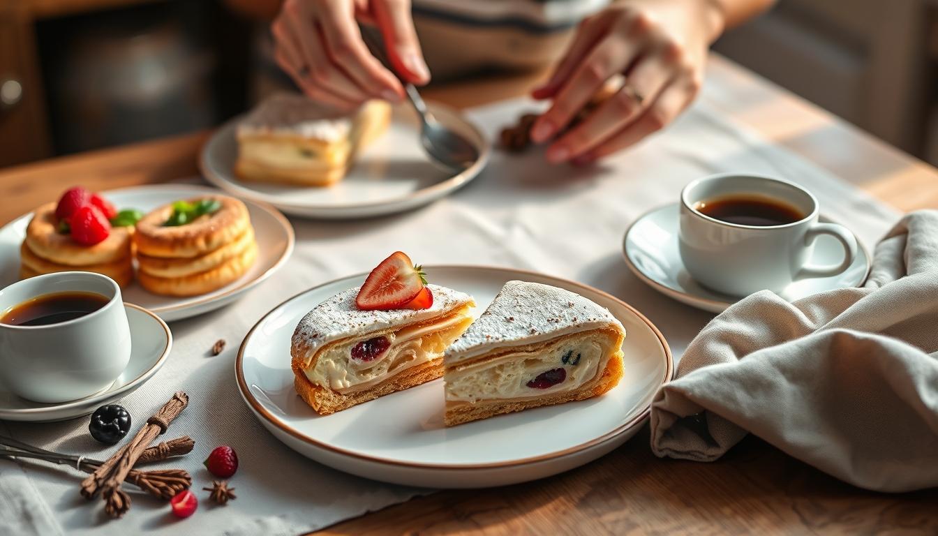 Comforting family dinner served at home
